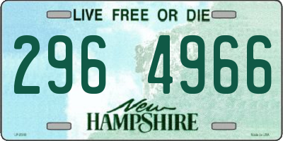 NH license plate 2964966