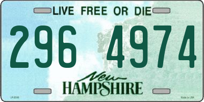 NH license plate 2964974