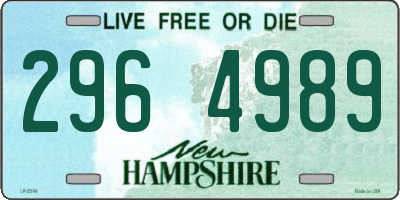 NH license plate 2964989