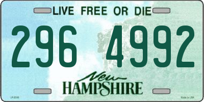 NH license plate 2964992