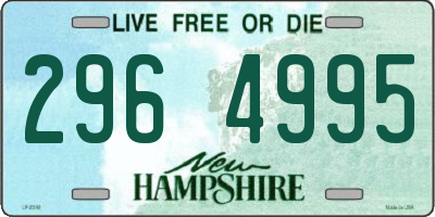 NH license plate 2964995