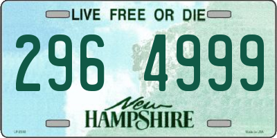 NH license plate 2964999