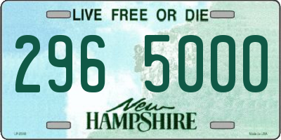 NH license plate 2965000
