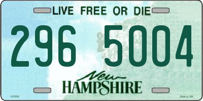 NH license plate 2965004