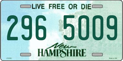 NH license plate 2965009