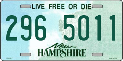 NH license plate 2965011