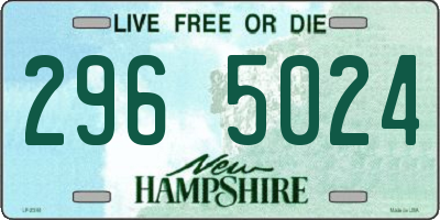 NH license plate 2965024
