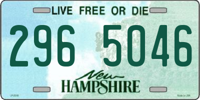 NH license plate 2965046