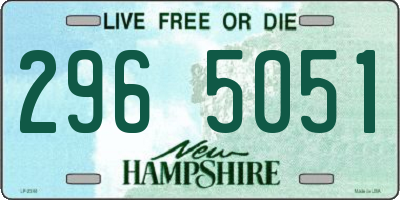NH license plate 2965051