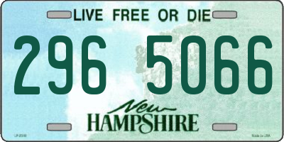 NH license plate 2965066