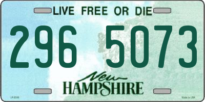 NH license plate 2965073