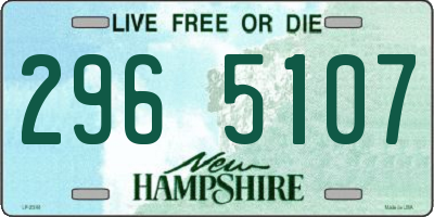 NH license plate 2965107
