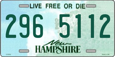 NH license plate 2965112
