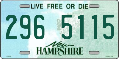 NH license plate 2965115