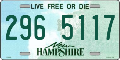 NH license plate 2965117