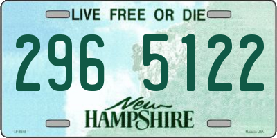 NH license plate 2965122