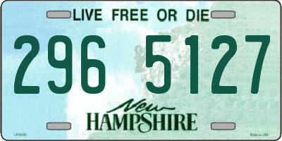NH license plate 2965127
