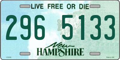 NH license plate 2965133