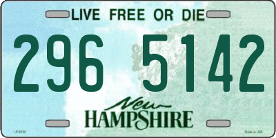 NH license plate 2965142