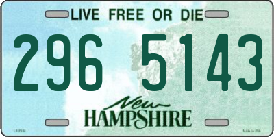 NH license plate 2965143