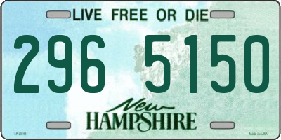 NH license plate 2965150