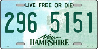 NH license plate 2965151