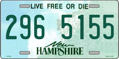NH license plate 2965155