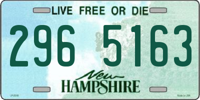 NH license plate 2965163