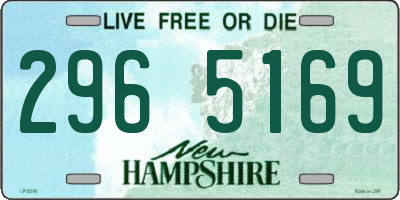 NH license plate 2965169