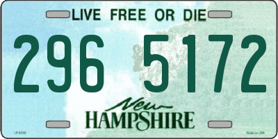 NH license plate 2965172