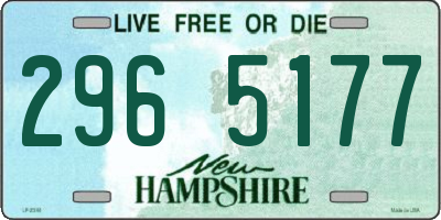 NH license plate 2965177