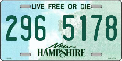 NH license plate 2965178