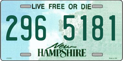 NH license plate 2965181