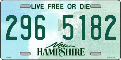 NH license plate 2965182
