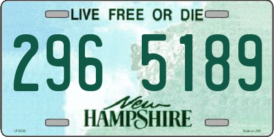 NH license plate 2965189