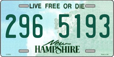 NH license plate 2965193