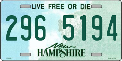NH license plate 2965194