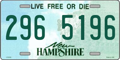 NH license plate 2965196