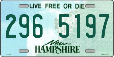 NH license plate 2965197