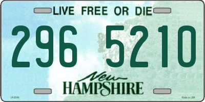 NH license plate 2965210