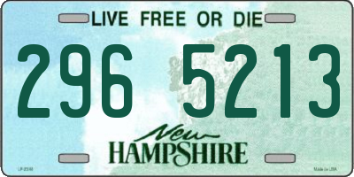 NH license plate 2965213