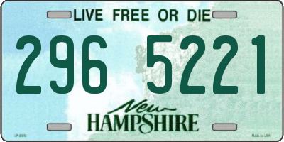 NH license plate 2965221