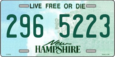 NH license plate 2965223