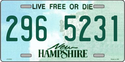 NH license plate 2965231