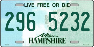 NH license plate 2965232