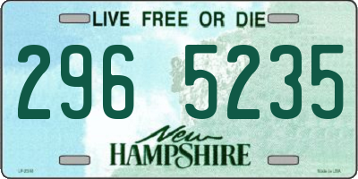 NH license plate 2965235