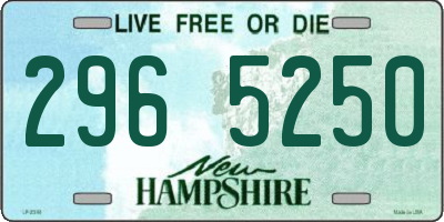 NH license plate 2965250