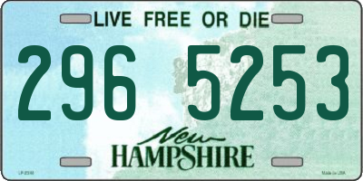 NH license plate 2965253