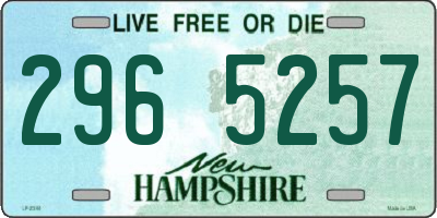 NH license plate 2965257
