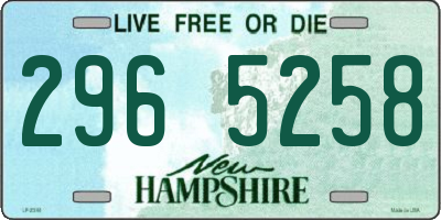 NH license plate 2965258